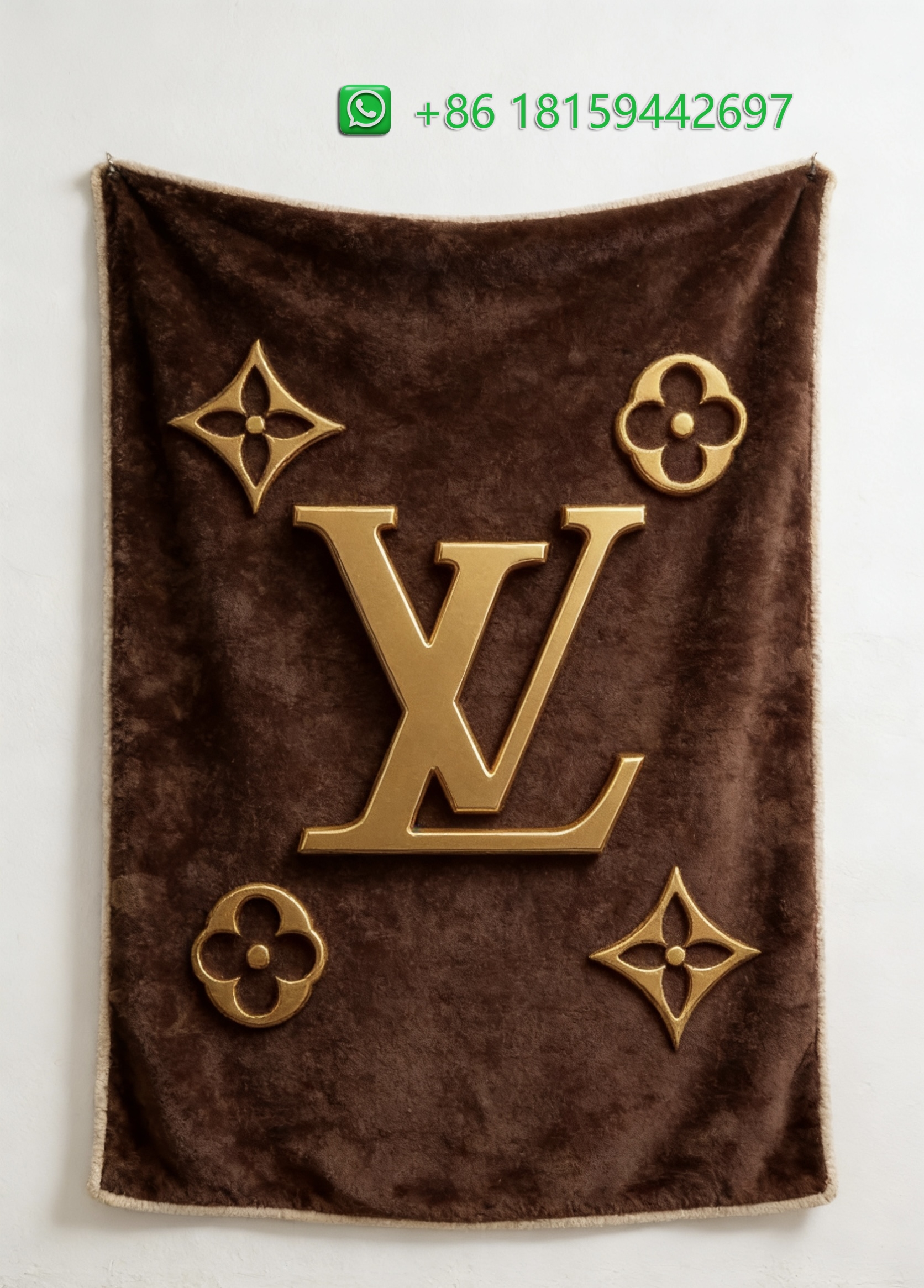 Louis Vuitton Throw Blankets